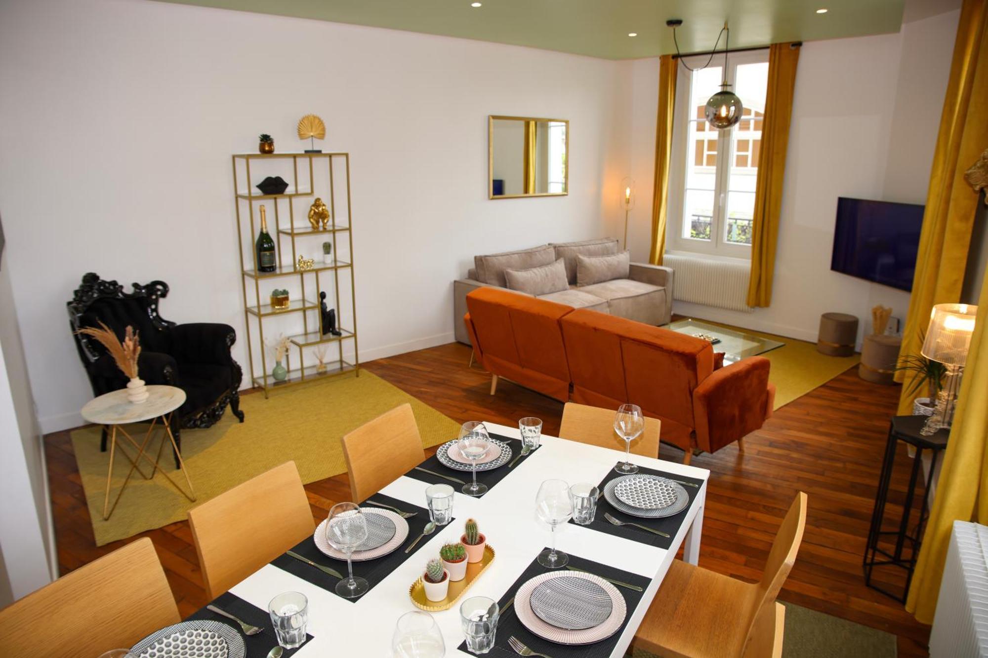 Apartamento Au Coeur Du Boulingrin Reims Exterior foto